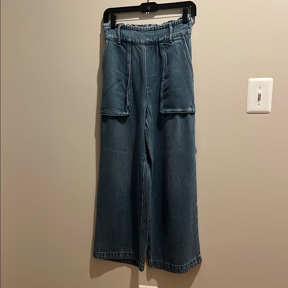 Young Fabulous and Broke wide-Leg Denim jeans